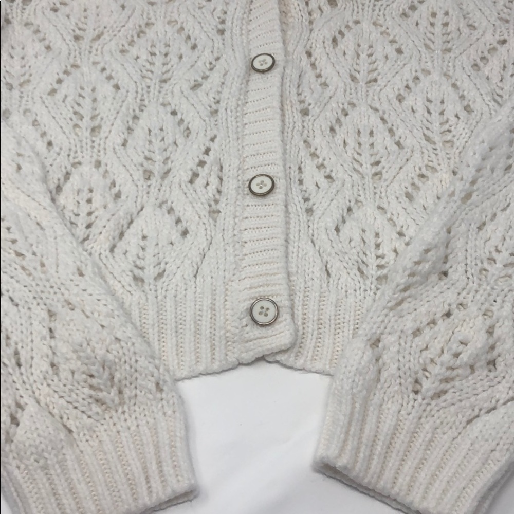 Crochet jacket from Forever 21 Girls. EUC - Picture 3 of 5